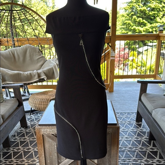 Joseph Ribkoff | Off the Shoulder Evening / Cocktail Dress - Picture 1 of 13